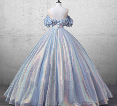 Mermaid  Blue Bridal Gown Fairy Prom Dress Dress