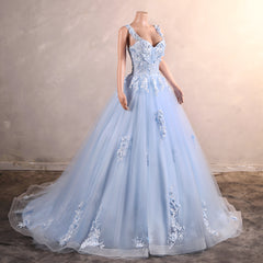 Sweet 16 Corset Tie Back Ball Gown Light Blue Quinceanera Dresses Train Sleeveless Sweetheart Tulle Cowl Back with Pearls Appliques