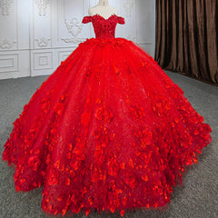 Sweet Valentine Red Quinceanera Dress