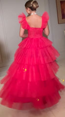 A-line Long Prom Dresses Fashion Formal Dress