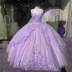 Ball Gown Sweet 16 Dress Princess Quinceanera Dresses Lace Appliques Sweet 15 Party Prom Ball Gowns