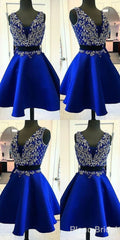 Cheap Homecoming Dresses, 2024 A Line Prom Dress, Short Prom Dress